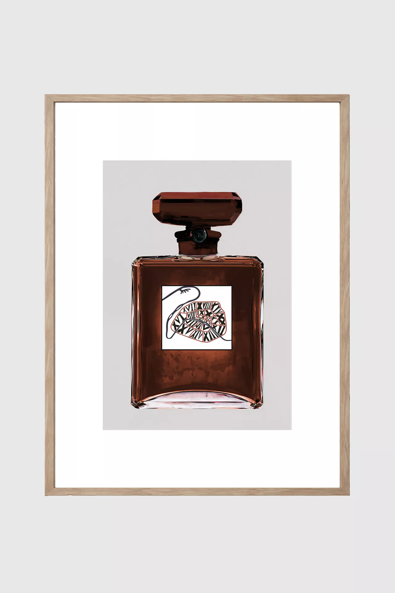 Paris Arrondiscent | Gerahmter Fine Art Print